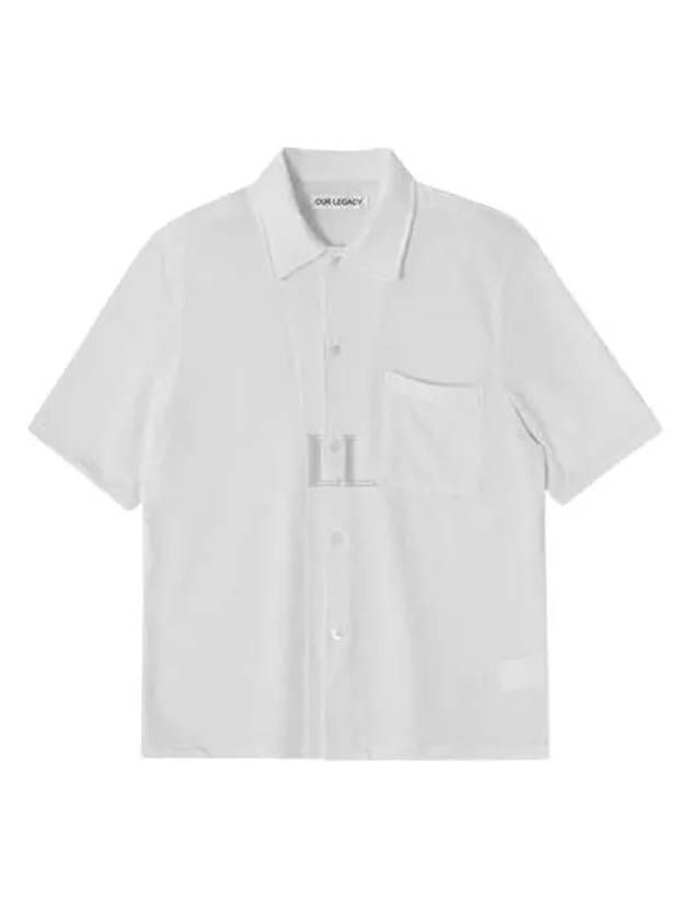 Box Boucle Pocket Short Sleeve Shirt White - OUR LEGACY - BALAAN 2