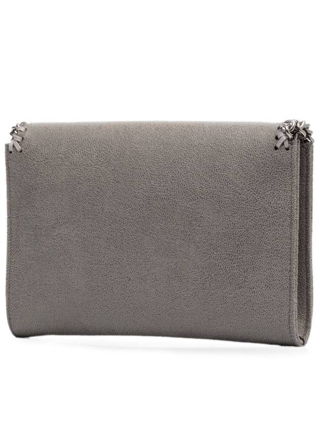 silver Falabella mini shoulder bag light gray - STELLA MCCARTNEY - BALAAN 3