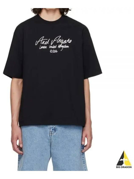 short sleeve t-shirt A2223001 BLACK BLACK - AXEL ARIGATO - BALAAN 2