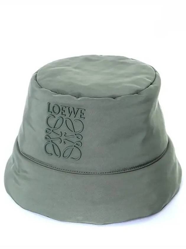 Puffer Nylon Bucket Hat Khaki - LOEWE - BALAAN 2