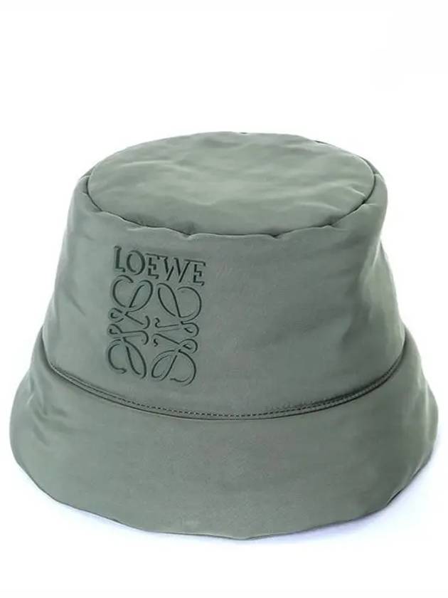 Puffer Nylon Bucket Hat Khaki - LOEWE - BALAAN 3