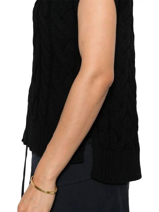 Eric Cotton Vest Black - MAX MARA - BALAAN 3