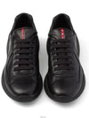 America's Cup Patent Leather Low Top Sneakers Black - PRADA - BALAAN 4