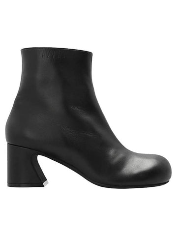 Leather Middle Boots Black - MARNI - BALAAN 1