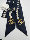 CC Pearl Silk Twilly Scarf AA1208 - CHANEL - BALAAN 8