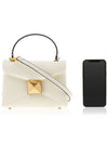 One Stud Nappa Mini Tote Bag Ivory - VALENTINO - BALAAN 7