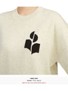 Logo Intarsia Crewneck Sweater Ecru - ISABEL MARANT - BALAAN 7