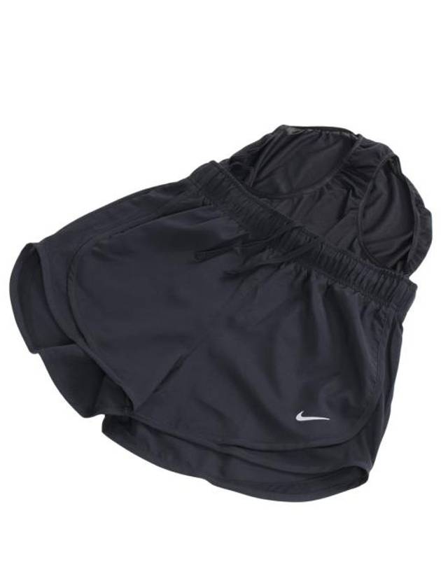 Women's Dri-FIT Mid-Rise Brief-Lined Running Shorts Black - NIKE - BALAAN 2