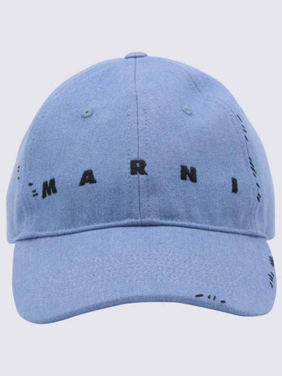 Embroidered Logo Ball Cap Azure - MARNI - BALAAN 2