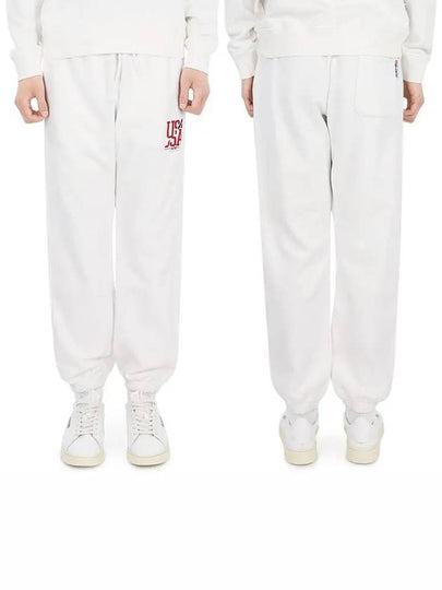 Men's Iconic Logo Track Pants White - AUTRY - BALAAN 2