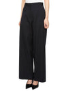 Women s High Waist Pants BAIER SNW 1426 DARKEST NAVY - STUDIO NICHOLSON - BALAAN 4