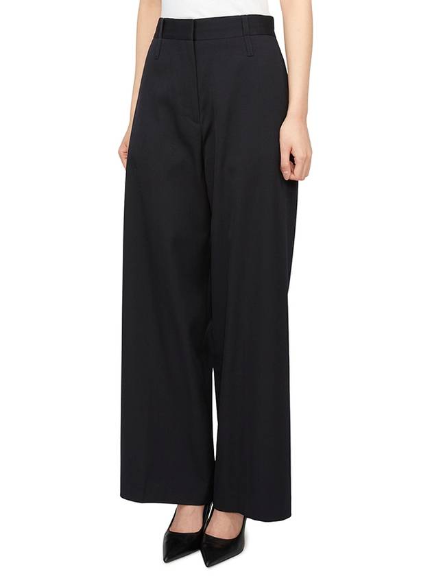 Women s High Waist Pants BAIER SNW 1426 DARKEST NAVY - STUDIO NICHOLSON - BALAAN 4