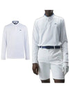 Tyson Golf Collar Long Sleeve T-Shirt White - J.LINDEBERG - BALAAN 2