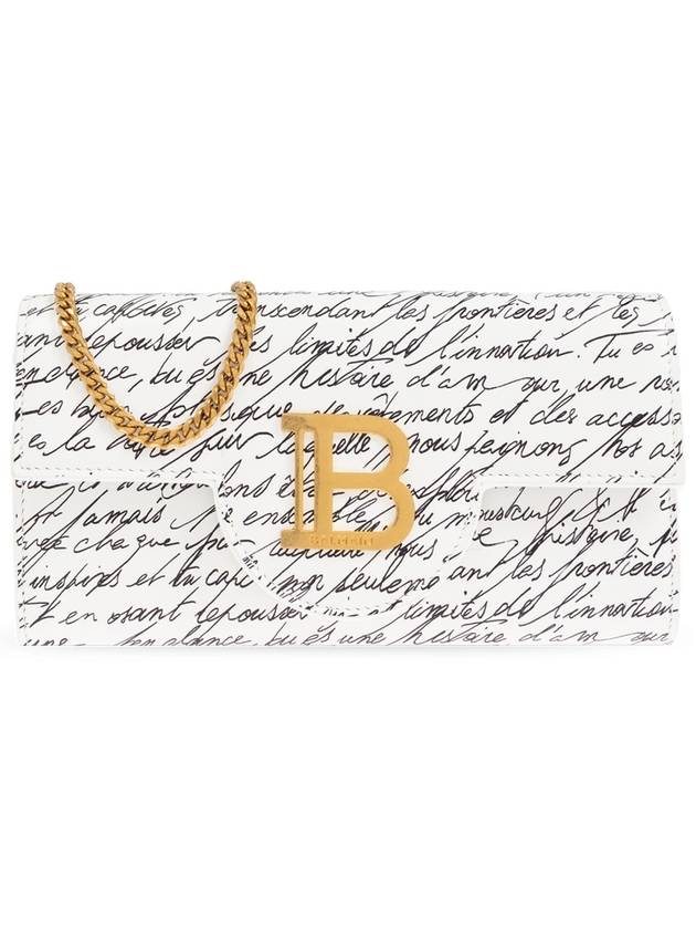 Balmain Wallet On Chain B-Buzz, Women's, White - BALMAIN - BALAAN 1