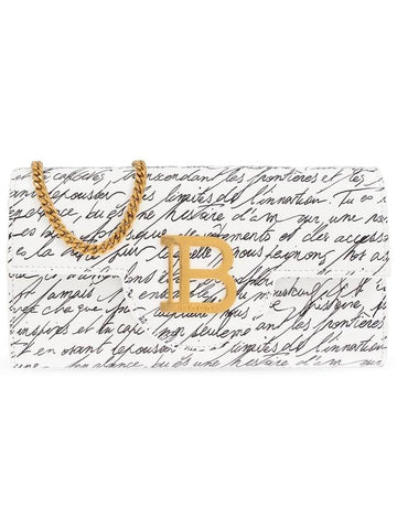 Balmain Wallet On Chain B-Buzz, Women's, White - BALMAIN - BALAAN 1