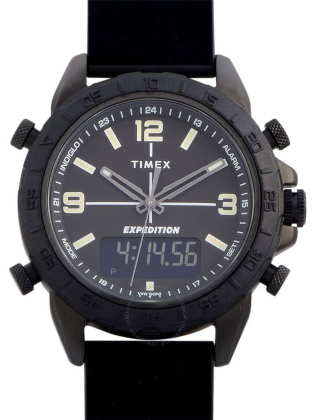 Timex Expedition Pioneer Chronograph Quartz Analog-Digital Black Dial Men's Watch TW4B17000 - TIMEX - BALAAN 1