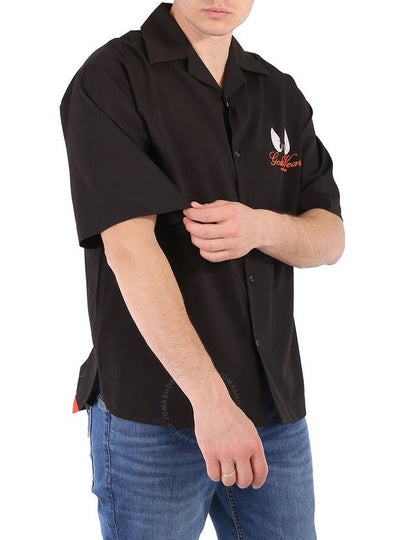 GCDS Men's Black Daffy Duck Bowling Shirt, Size Small - GCDS - BALAAN 2