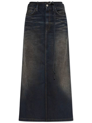 Acne Studios Denim Skirt, Women's, Grey - ACNE STUDIOS - BALAAN 1