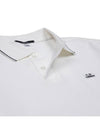 Stretch Piquet Regular Striped Collar Polo Shirt White - CP COMPANY - BALAAN 4