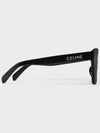 Eyewear Monochrome 03 Acetate Sunglasses Black - CELINE - BALAAN 4