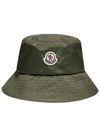 Logo Patch Nylon Bucket Hat 3B00012 54155 839 - MONCLER - BALAAN 1