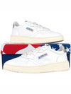 Medalist Goatskin Low Top Sneakers Gold White - AUTRY - BALAAN 11