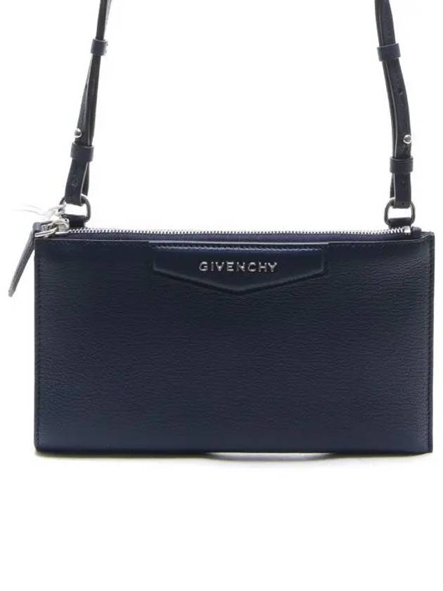 Antigona Leather Cross Bag Navy - GIVENCHY - BALAAN 2