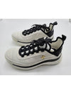 Logo Mixed Fibers Suede Low Top Sneakers White - CHANEL - BALAAN 2