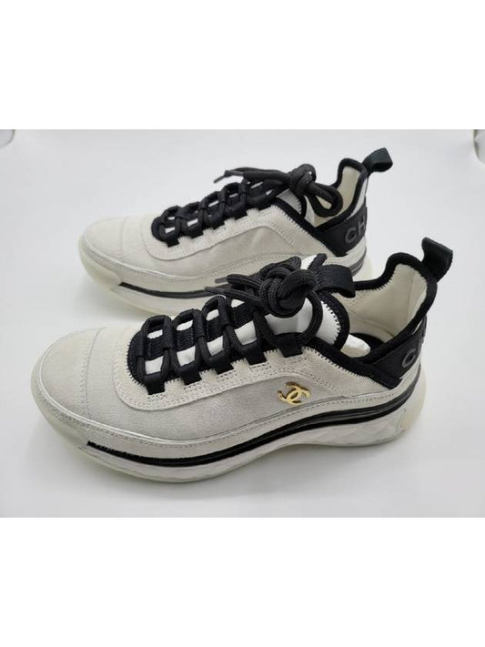 Mixed Five Sneakers White 37 5 G45331 Department Store Full Set - CHANEL - BALAAN 1