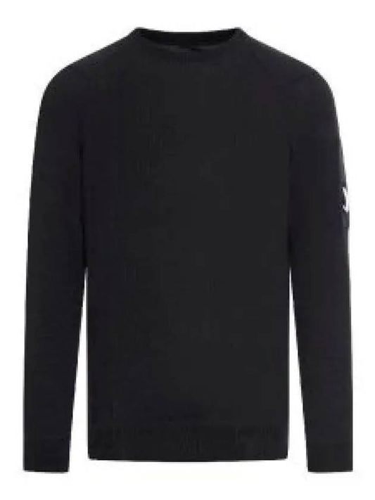 Sea Island Lens Knit Top Black - CP COMPANY - BALAAN 2