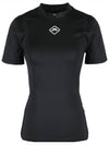 Marsha Logo Short Sleeve T-Shirt Black - J.LINDEBERG - BALAAN 3