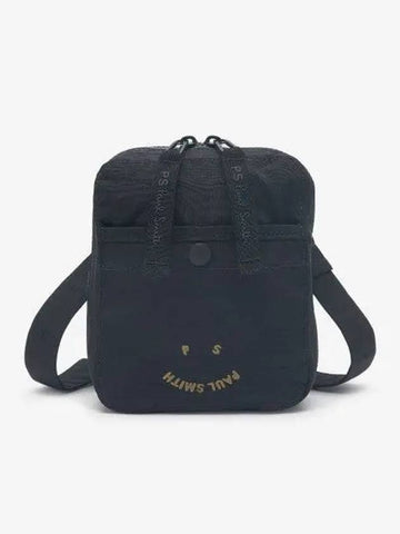 Smile Face Logo Cross Bag Black M2A7198KFACE79 - PAUL SMITH - BALAAN 1