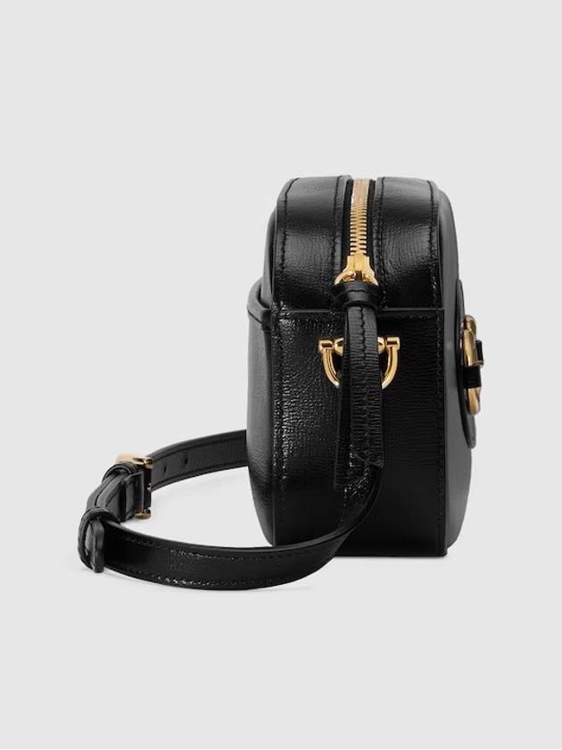 Horsebit 1955 Small Shoulder Bag Black - GUCCI - BALAAN 8