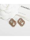 CC Logo Octagonal Pendant Earrings Gold - CHANEL - BALAAN 4