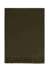 Signature Embroidered Logo Wool Muffler Green - A.P.C. - BALAAN 1