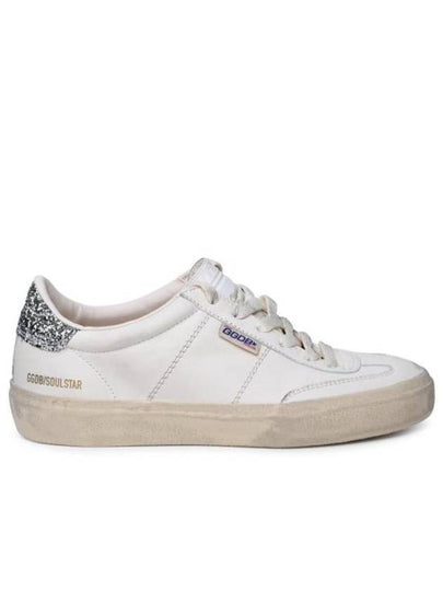 Soul Star Glitter Tab Low Top Sneakers White - GOLDEN GOOSE - BALAAN 2