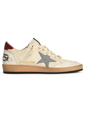 Golden Goose 'Ball Star' White Leather Sneakers - GOLDEN GOOSE - BALAAN 1