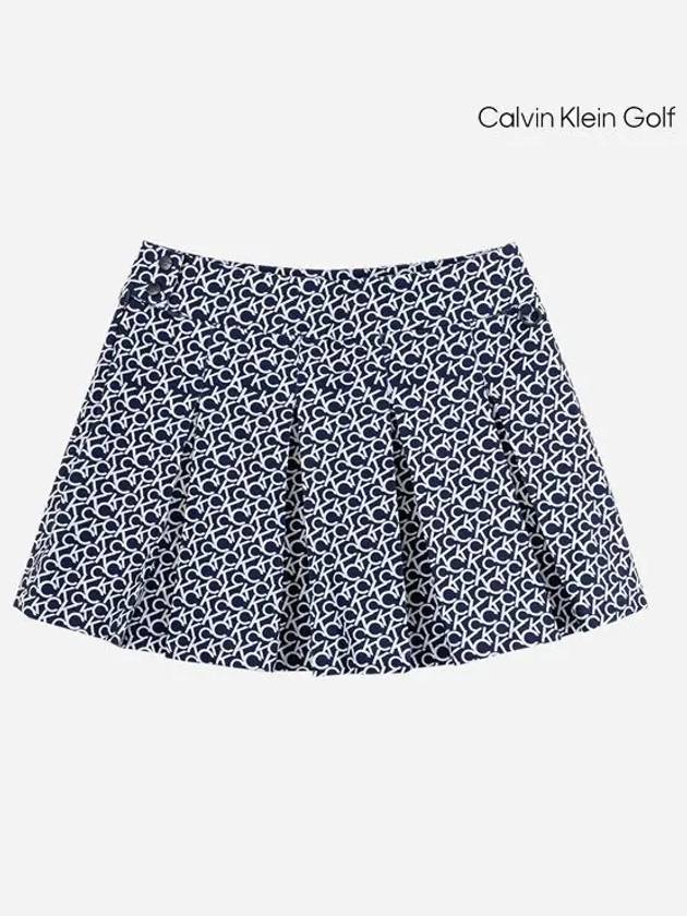 Women s CK Logo Pleated Skirt CA2CL230311 - CALVIN KLEIN GOLF - BALAAN 2