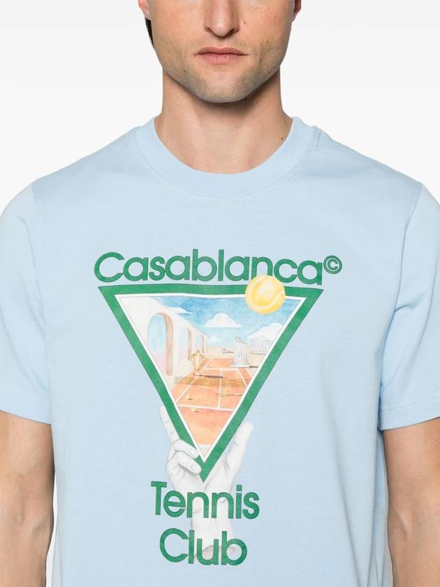 Casablanca T-shirts and Polos Clear Blue - CASABLANCA - BALAAN 4