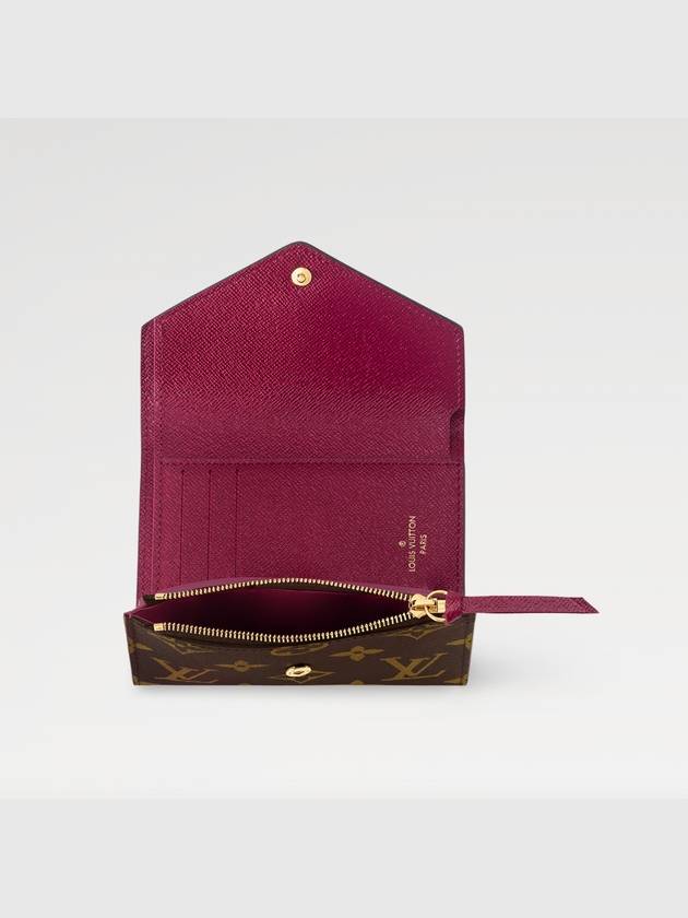 Victorine Monogram Half Wallet Fuchsia - LOUIS VUITTON - BALAAN 5