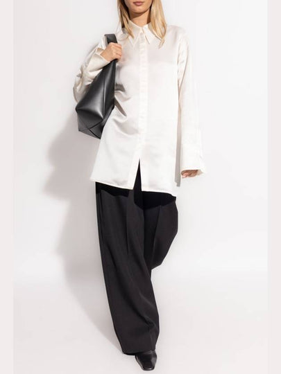 JIL SANDER Long Shirt, Women's, Cream - JIL SANDER - BALAAN 2