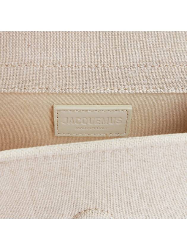 Le Bambino Mini Flap Tote Bag Light Greige - JACQUEMUS - BALAAN 11