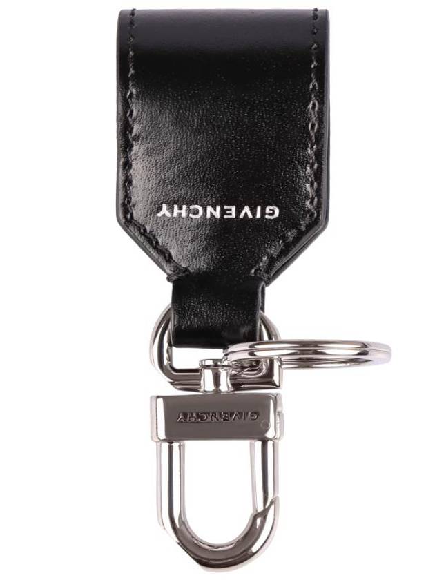 4G logo leather key holder black - GIVENCHY - BALAAN 4