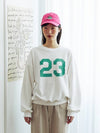 23 Print Sweatshirt Ivory - KOOKEESEE - BALAAN 5