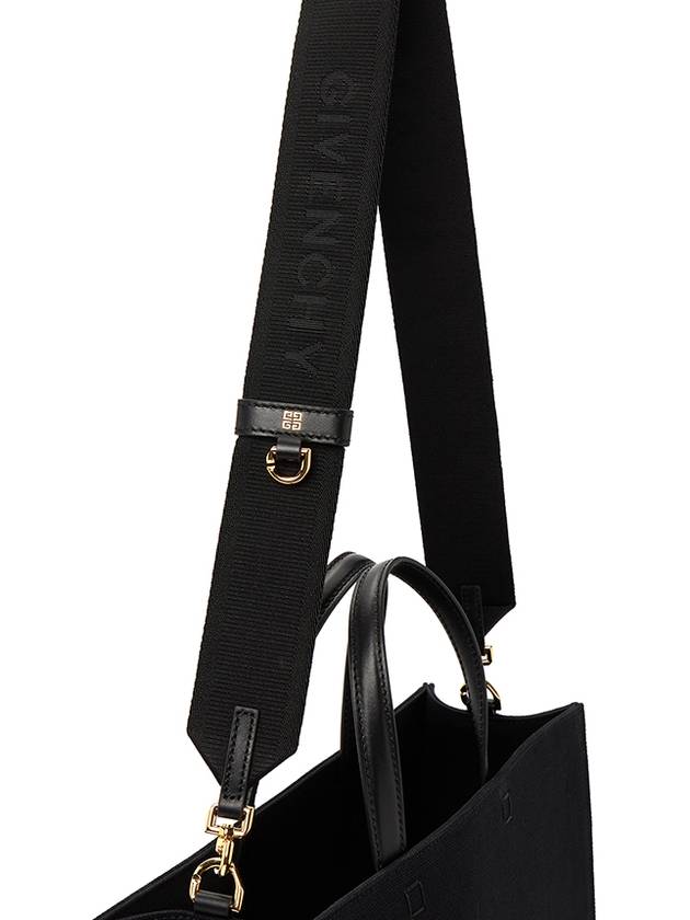 Canvas G Medium Tote Bag Black - GIVENCHY - BALAAN 10