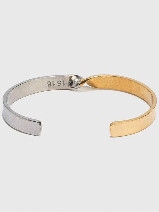 Maison Margiela numbering twotone twist bangle bracelet bracelet - MAISON MARGIELA - BALAAN 2