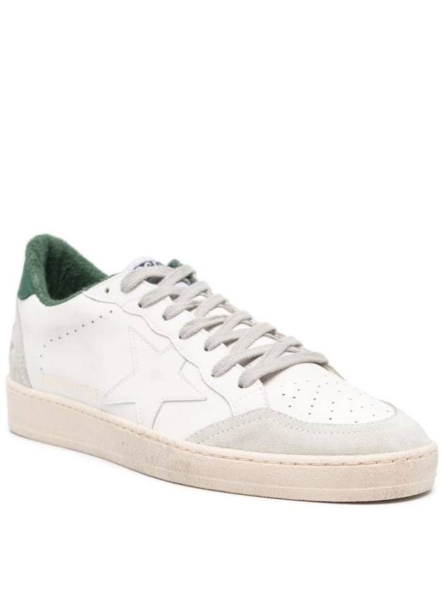 Ball Star Leather Low Top Sneakers White - GOLDEN GOOSE - BALAAN 3