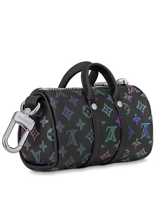 Spotlight Mini Keepall Bag Charm Key Holder Black - LOUIS VUITTON - BALAAN.