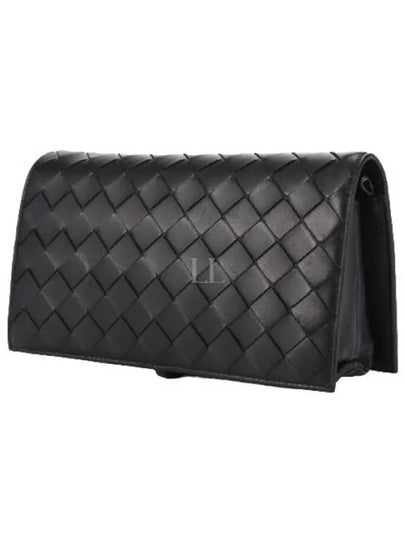 Intrecciato Mini Cross Bag Black - BOTTEGA VENETA - BALAAN 2