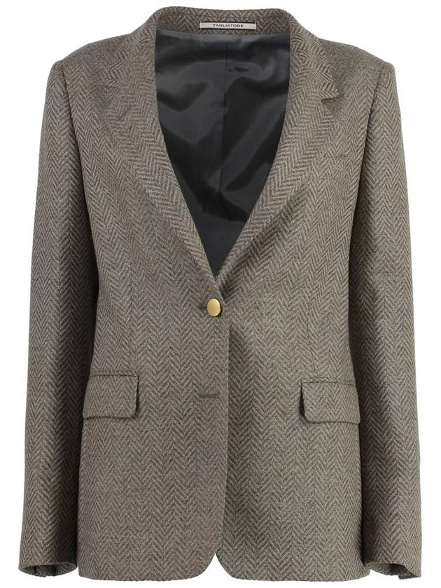 Tagliatore Single-Breasted Virgin Wool Jacket - TAGLIATORE - BALAAN 1